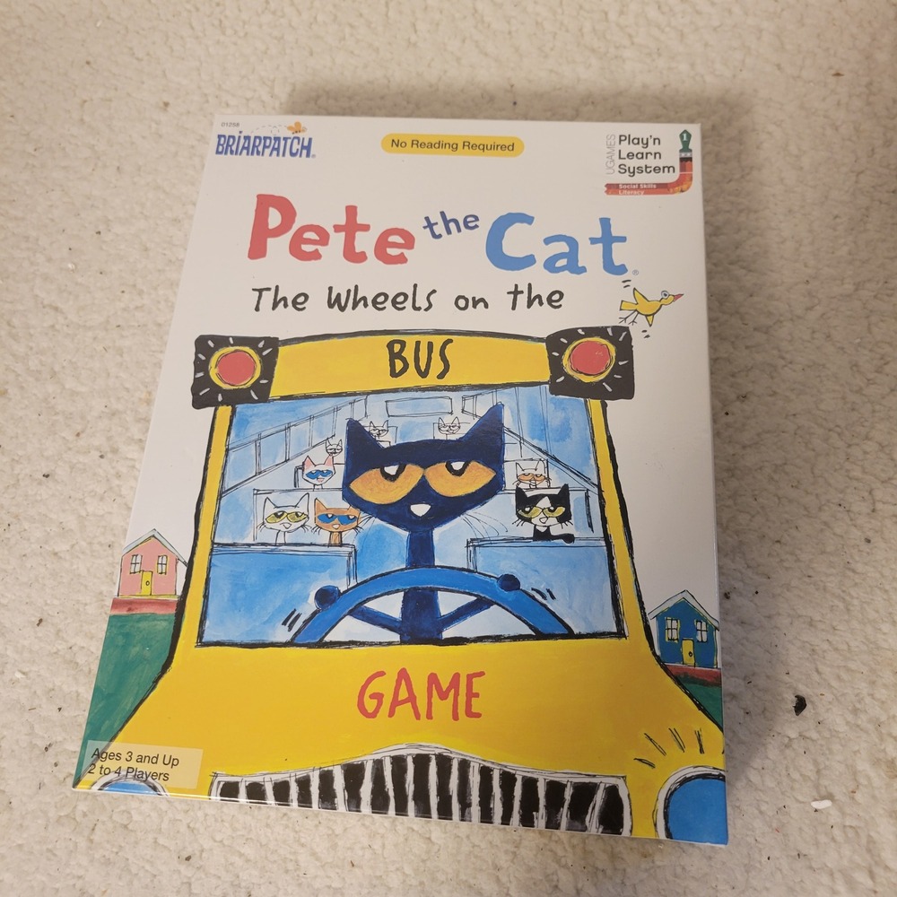 Pete‎ the Cat The Wheels on the Bus Board Game Briarpatch University Games 01258